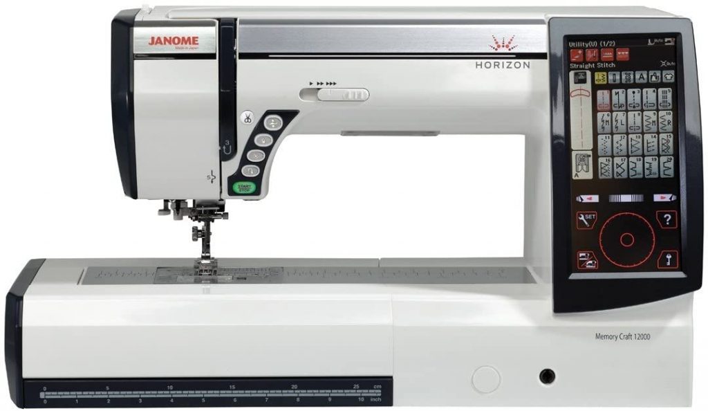 Janome Horizon Memory Craft 12000 Embroidery and Sewing Machine