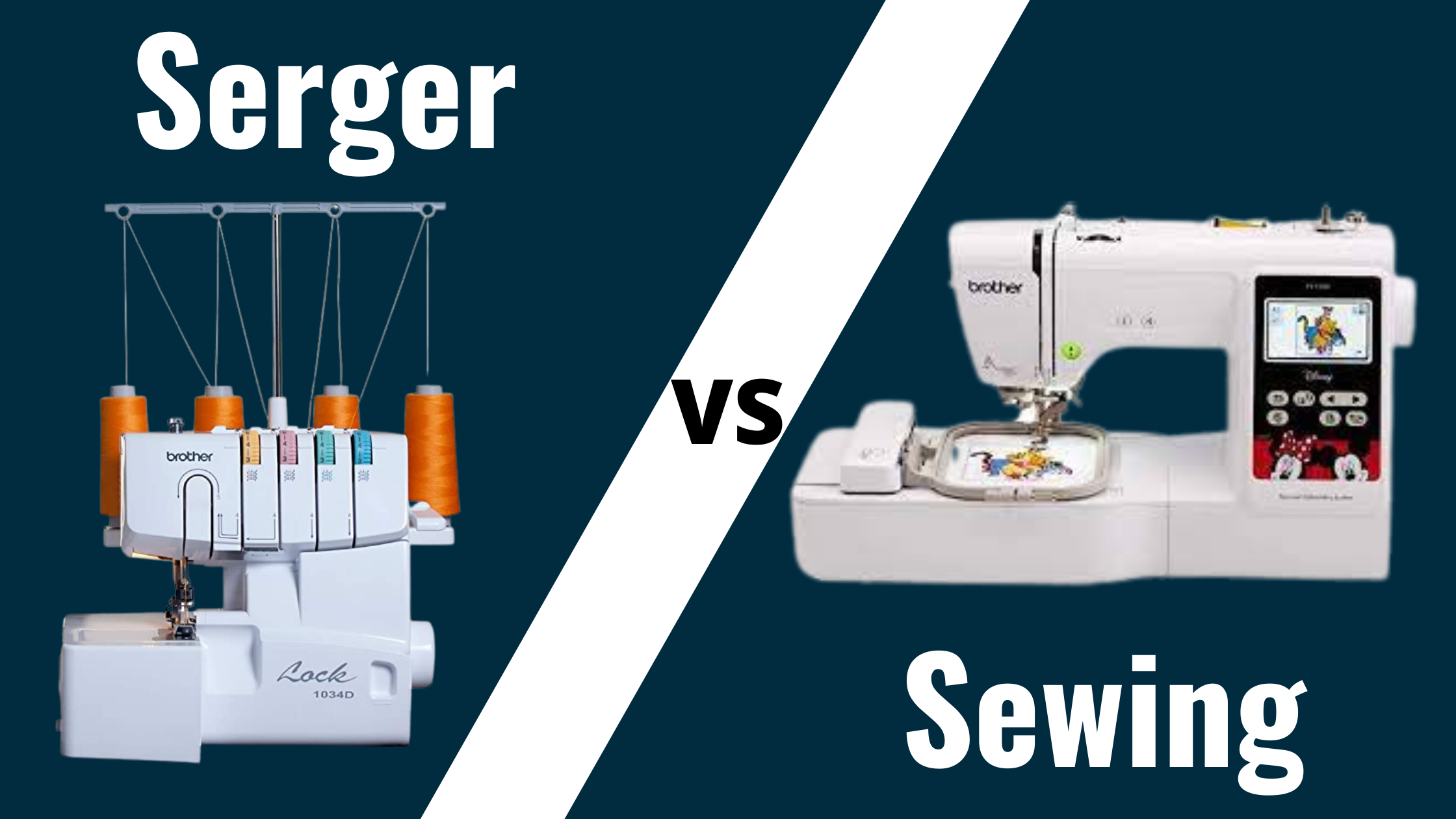 serger vs sewing machine