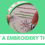 How to Start Embroidery Thread
