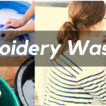 How to Wash Embroidery