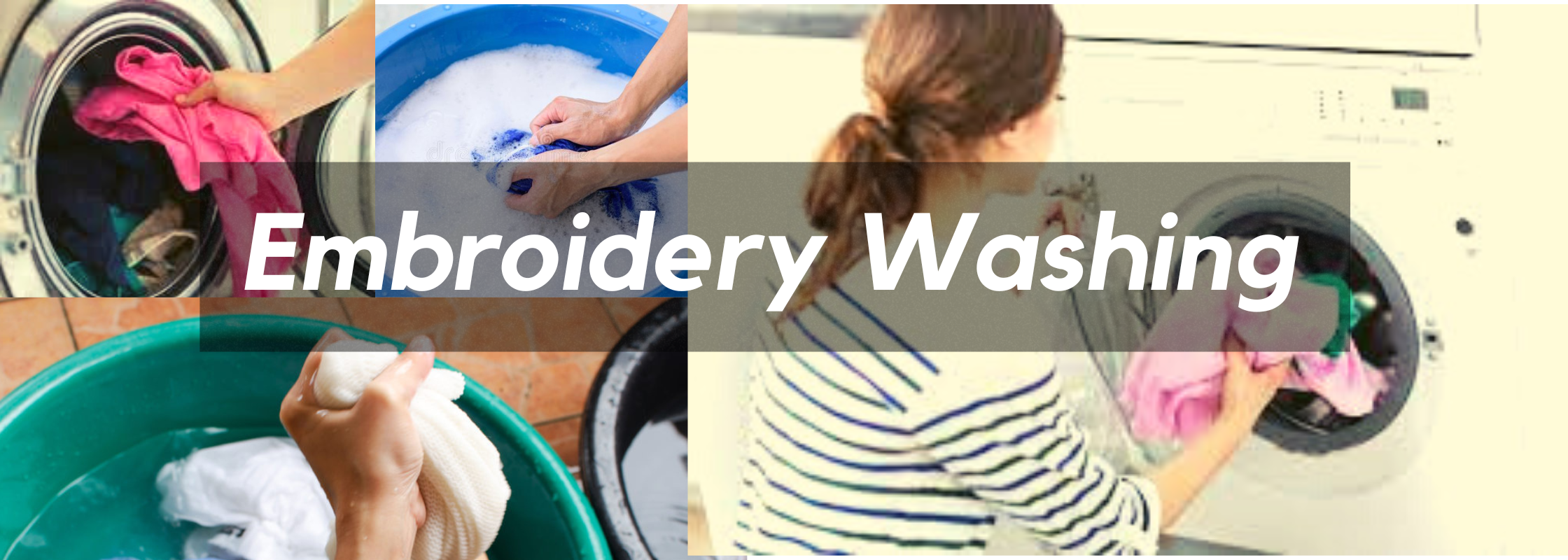 How to Wash Embroidery