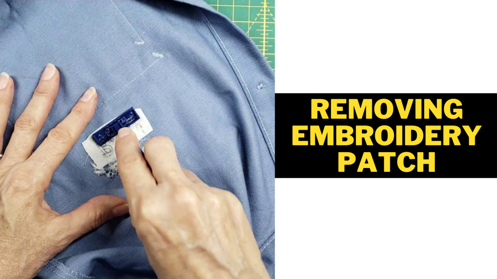 Removing an Embroidery Patch