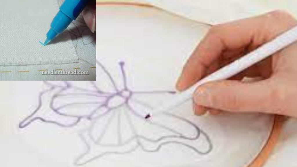 embroidery transfer through heat pen