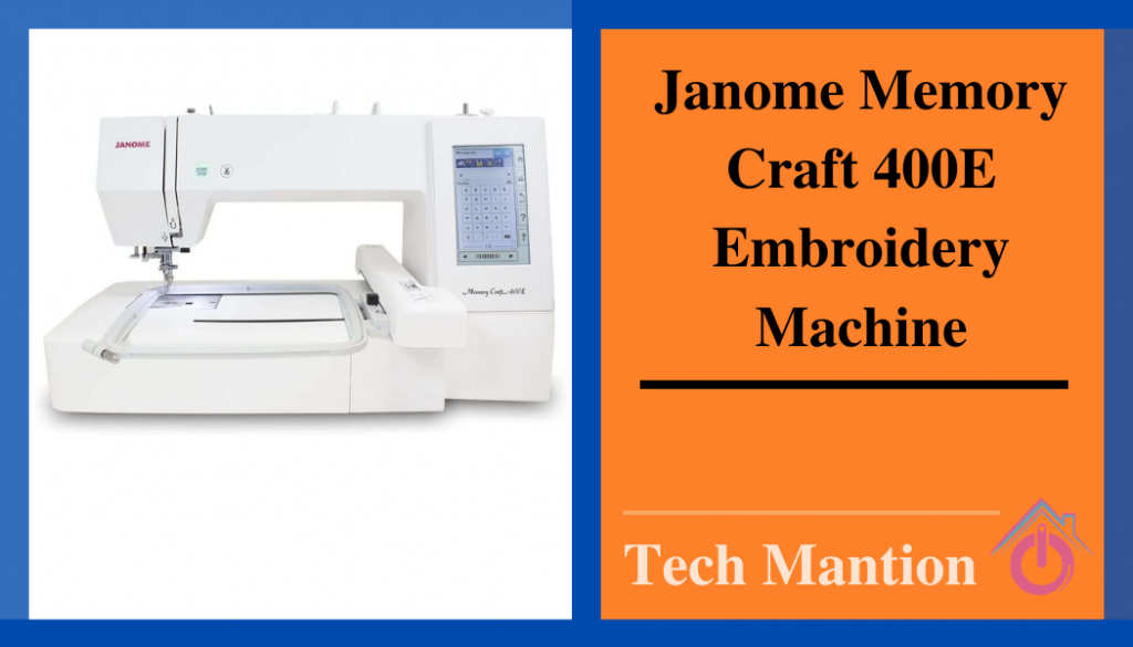  Janome Memory Craft 400E Embroidery Machine
