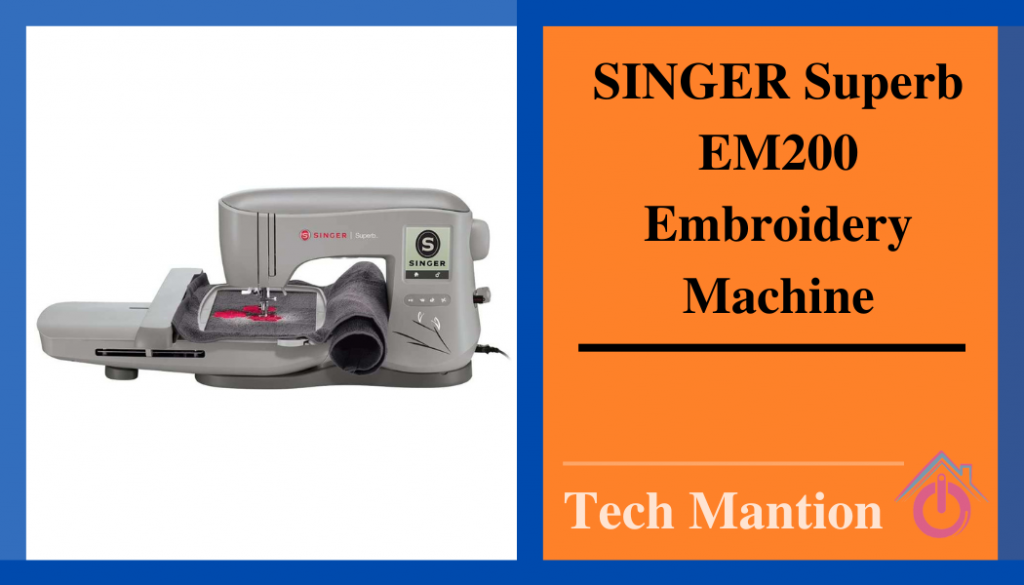 SINGER Superb EM200 Embroidery Machine with 200 Embroideries